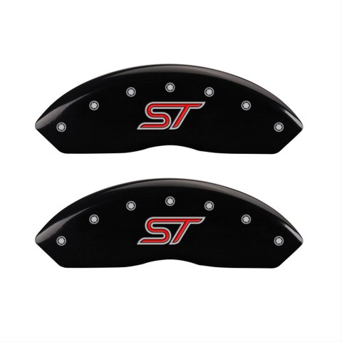MGP 4 Caliper Covers Engraved Front & Rear ST Black finish silver ch thumbnail 1