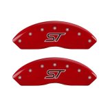 MGP 4 Caliper Covers Engraved Front & Rear ST Red finish silver ch thumbnail 2