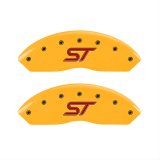 MGP 4 Caliper Covers Engraved Front & Rear ST Yellow finish black ch thumbnail 1
