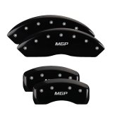 MGP 4 Caliper Covers Engraved Front & Rear MGP Black finish silver ch thumbnail 8