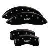 MGP 4 Caliper Covers Engraved Front & Rear MGP Black finish silver ch thumbnail 5