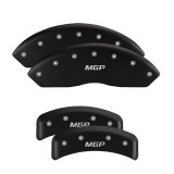MGP 4 Caliper Covers Engraved Front & Rear MGP Red finish silver ch thumbnail 4
