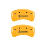 MGP 4 Caliper Covers Engraved Front & Rear Lincoln Yellow finish black ch thumbnail 9