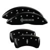 MGP 4 Caliper Covers Engraved Front Lincoln Engraved Rear Star logo Black finish silver ch thumbnail 8
