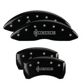 MGP 4 Caliper Covers Engraved Front & Rear Lincoln Black finish silver ch thumbnail 4