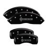 MGP 4 Caliper Covers Engraved Front & Rear Lincoln Black finish silver ch thumbnail 8
