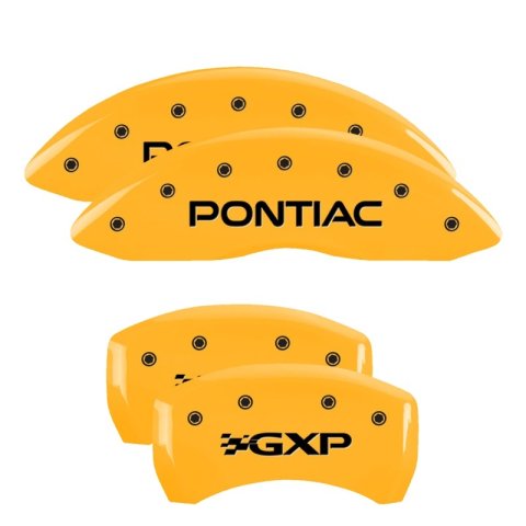MGP 4 Caliper Covers Engraved Front & Rear MGP Red finish silver ch thumbnail 7