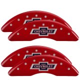 MGP 4 Caliper Covers Engraved Front & Rear RT1-Truck Black finish silver ch thumbnail 5