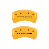 MGP 4 Caliper Covers Engraved Front & Rear Oval logo/Ford Black finish silver ch thumbnail 5