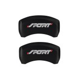 MGP 4 Caliper Covers Engraved Front & Rear No bolts/Sport Red finish silver ch thumbnail 7
