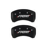 MGP 4 Caliper Covers Engraved Front & Rear SPORT Red finish silver ch thumbnail 7