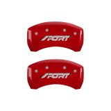 MGP 4 Caliper Covers Engraved Front & Rear SPORT Yellow finish black ch thumbnail 9
