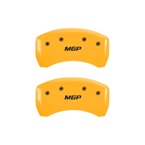 MGP 4 Caliper Covers Engraved Front Cadillac Engraved Rear XTS Black finish silver ch thumbnail 9
