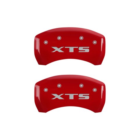 MGP 4 Caliper Covers Engraved Front Cadillac Engraved Rear XTS Yellow finish black ch thumbnail 9