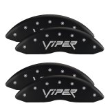 MGP 4 Caliper Covers Engraved Front & Rear MGP Red finish silver ch thumbnail 5
