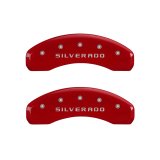 MGP 4 Caliper Covers Engraved Front & Rear Silverado Yellow finish black ch thumbnail 9