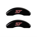 MGP 4 Caliper Covers Engraved Front & Rear No bolts/ST Black finish silver ch thumbnail 1