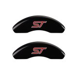 MGP 4 Caliper Covers Engraved Front & Rear No bolts/ST Black finish silver ch thumbnail 4
