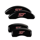MGP 4 Caliper Covers Engraved Front & Rear No bolts/ST Black finish silver ch thumbnail 7