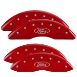 MGP 4 Caliper Covers Engraved Front & Rear ST Red finish silver ch thumbnail 3