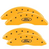 MGP 4 Caliper Covers Engraved Front & Rear ST Yellow finish black ch thumbnail 6