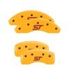 MGP 4 Caliper Covers Engraved Front & Rear ST Yellow finish black ch thumbnail 8