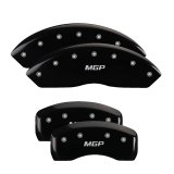 MGP 4 Caliper Covers Engraved Front & Rear MGP Black finish silver ch thumbnail 5