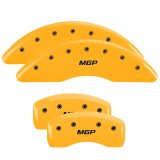 MGP 4 Caliper Covers Engraved Front & Rear MGP Yellow finish black ch thumbnail 3