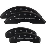 MGP Front set 2 Caliper Covers Engraved Front Cruze Red finish silver ch thumbnail 6