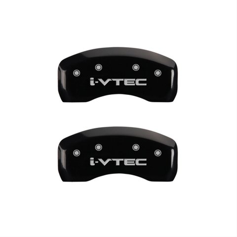 MGP 4 Caliper Covers Engraved Front & Rear i-Vtec Black finish silver ch thumbnail 2