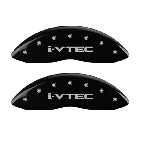 MGP 4 Caliper Covers Engraved Front & Rear i-Vtec Black finish silver ch thumbnail 5
