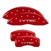 MGP 4 Caliper Covers Engraved Front & Rear i-Vtec Red finish silver ch thumbnail 7