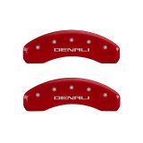 MGP 4 Caliper Covers Engraved Front & Rear Denali Yellow finish black ch thumbnail 9