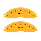 MGP 4 Caliper Covers Engraved Front & Rear MGP Yellow finish black ch thumbnail 5