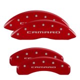 MGP 4 Caliper Covers Engraved Front & Rear Cruze Yellow finish black ch thumbnail 7