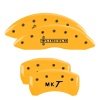 MGP 4 Caliper Covers Engraved Front Lincoln Engraved Rear MKT Yellow finish black ch thumbnail 8