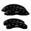 MGP 4 Caliper Covers Engraved Front & Rear MGP Black finish silver ch thumbnail 8