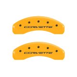 MGP 4 Caliper Covers Engraved Front & Rear MGP Black finish silver ch thumbnail 9