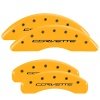 MGP 4 Caliper Covers Engraved Front & Rear C7/Corvette Yellow finish black ch thumbnail 8
