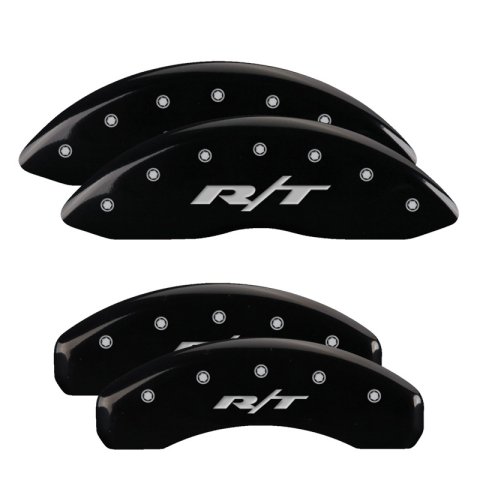 MGP 4 Caliper Covers Engraved Front & Rear Stingray Black finish silver ch thumbnail 7