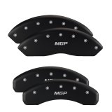 MGP 4 Caliper Covers Engraved Front & Rear MGP Black finish silver ch thumbnail 7