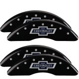 MGP 4 Caliper Covers Engraved Front & Rear MGP Black finish silver ch thumbnail 6