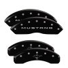MGP 4 Caliper Covers Engraved Front 2015/Mustang Engraved Rear 2015/Bar & Pony Black finish slvr ch thumbnail 5