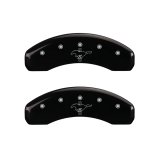 MGP 4 Caliper Covers Engraved Front 2015/Mustang Engraved Rear 2015/Bar & Pony Black finish slvr ch thumbnail 7