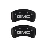MGP 4 Caliper Covers Engraved Front & Rear GMC Red finish silver ch thumbnail 9