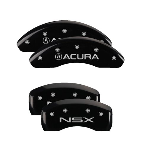 MGP 4 Caliper Covers Engraved Front & Rear MGP Black finish silver ch thumbnail 7
