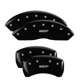 MGP 4 Caliper Covers Engraved Front & Rear MGP Black finish silver ch thumbnail 7
