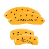 MGP 4 Caliper Covers Engraved Front & Rear MGP Yellow finish black ch thumbnail 5