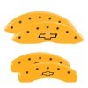MGP 4 Caliper Covers Engraved Front & Rear Bowtie Yellow finish black ch thumbnail 8