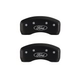 MGP 4 Caliper Covers Engraved Front & Rear Oval logo/Ford Red finish silver ch thumbnail 9